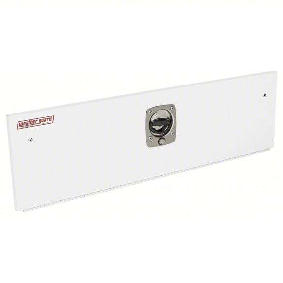 WEATHER GUARD Shelf Door: Steel, 1 in Overall Lg, 38 1/2 in Overall Wd, Van Shelving