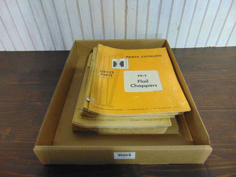 Lot Of IH Parts Catalogs