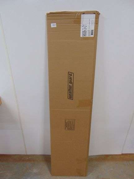 WEATHER GUARD Accessory Back Panel: Steel, 5/8 in Overall Lg, 60 in Overall Wd, White