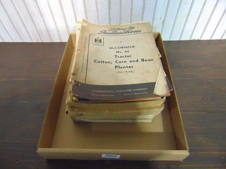 Lot Of IH Parts Catalogs