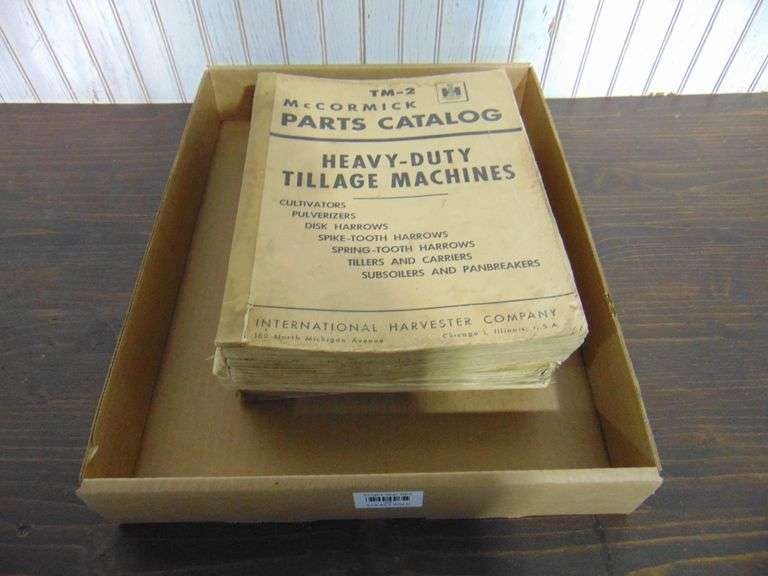Lot Of IH Parts Catalogs