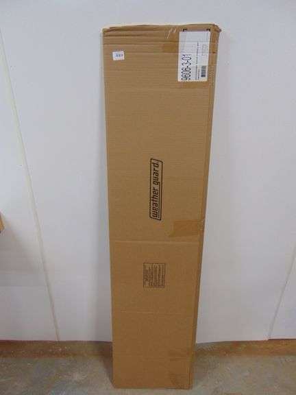 WEATHER GUARD Accessory Back Panel: Steel, 5/8 in Overall Lg, 60 in Overall Wd, White