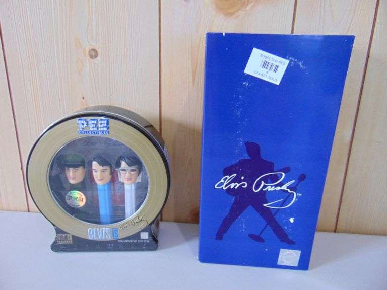 Elvis PEZ Candy Dispenser And Music Box