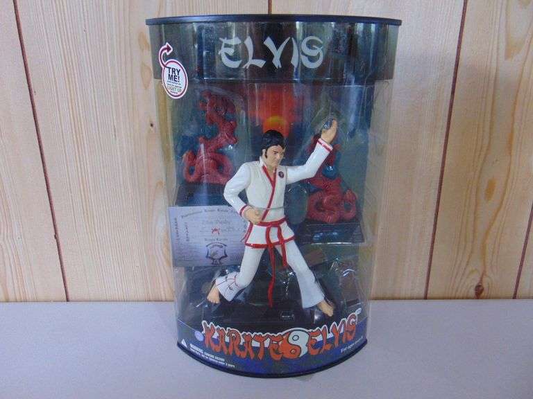 Elvis “Karate Elvis” Doll Figure with Light up Feature