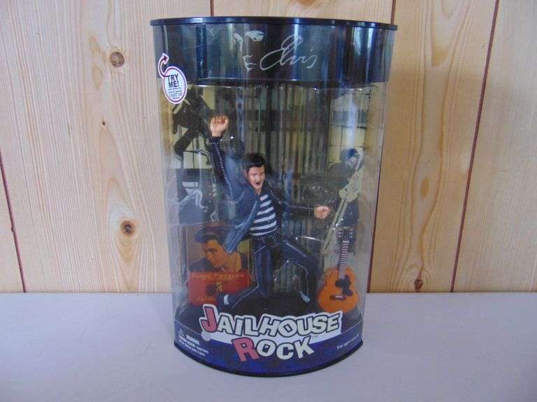 Elvis Jailhouse Rock Doll Figure with Light up Feature