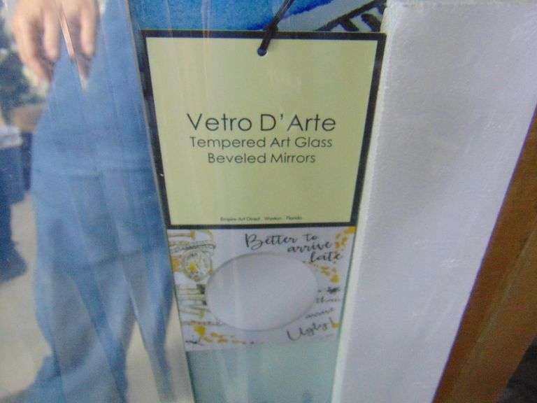 Vetro D’arte Tempered Art Glass Beveled Mirror