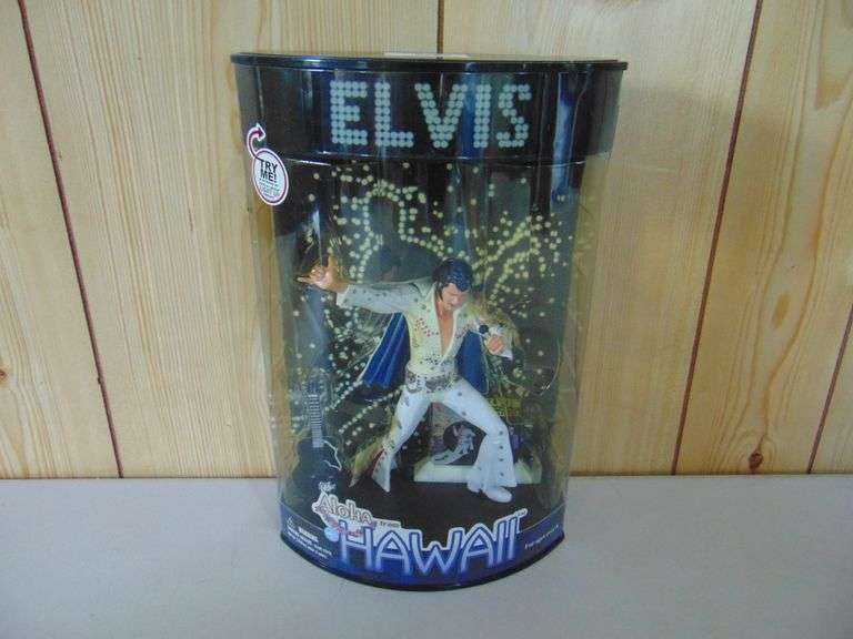 Elvis Aloha From Hawaii Doll Figure with Light up Feature