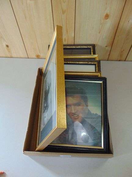 Lot Of Elvis Pictures In Frames