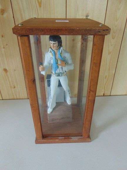 Elvis McCormick Music Box Decanter In Case