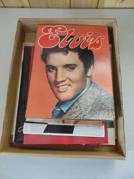 Lot Of Elvis Books And Magazines