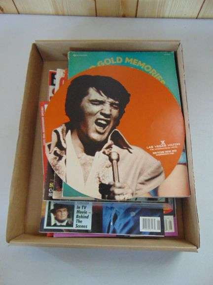 Lot Of Elvis Books And Magazines