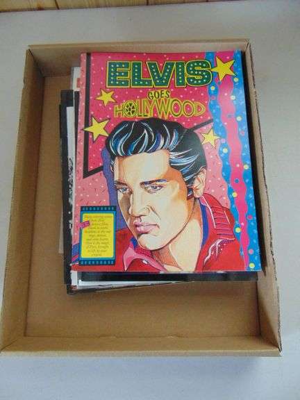 Lot Of Elvis Books And Magazines