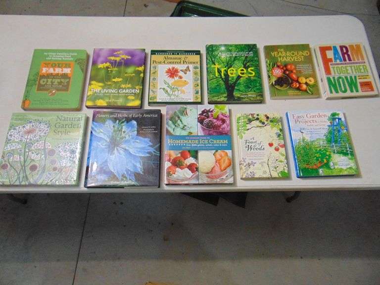 Lot Of Gardening Books