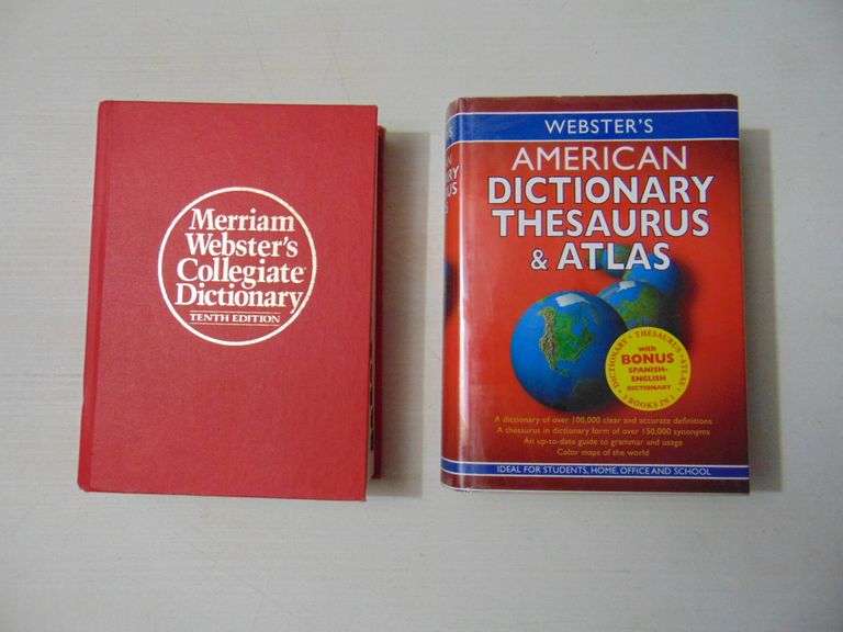 Lot Of Websters Dictionaries