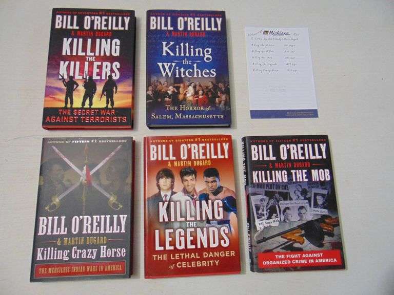 Lot Of New Bill O'Reilly And Martin Dugard Books