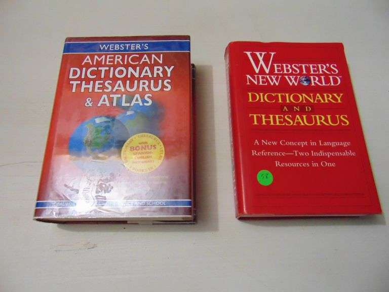Lot Of Websters Dictionaries