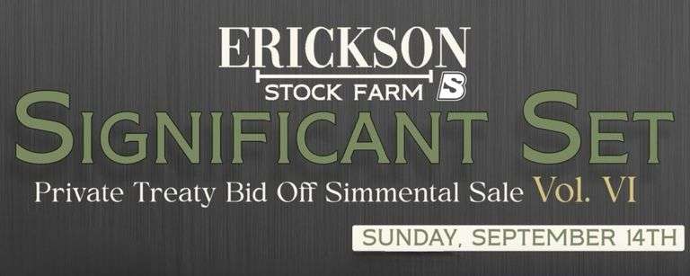 ERICKSON STOCK FARM 9/14/25