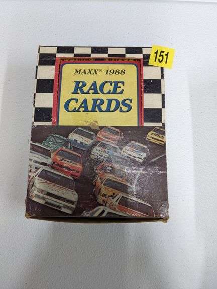 1988 Maxx Race Cards Wax Box. Inaugural Edition - South Auction