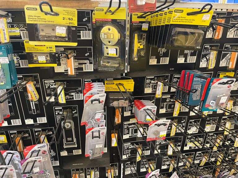 Misc Lot of locks, bolts, and hinges