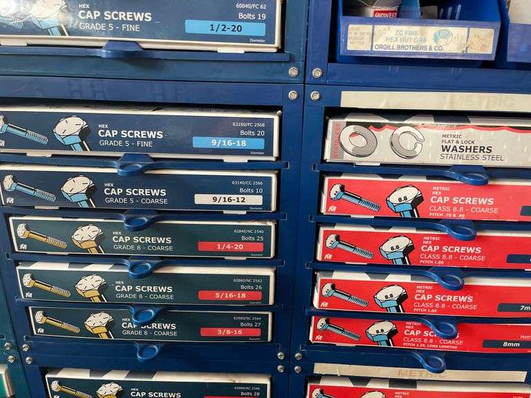 Misc Lot of Washers, Screws, and Nuts