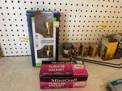 Misc Lot of locks, bolts, and hinges