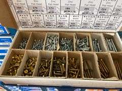 Misc Lot of Washers, Screws, and Nuts