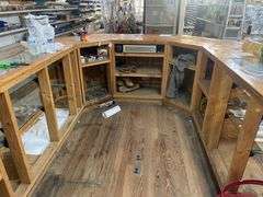U Shape Display Counter