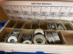 Misc Lot of Washers, Screws, and Nuts