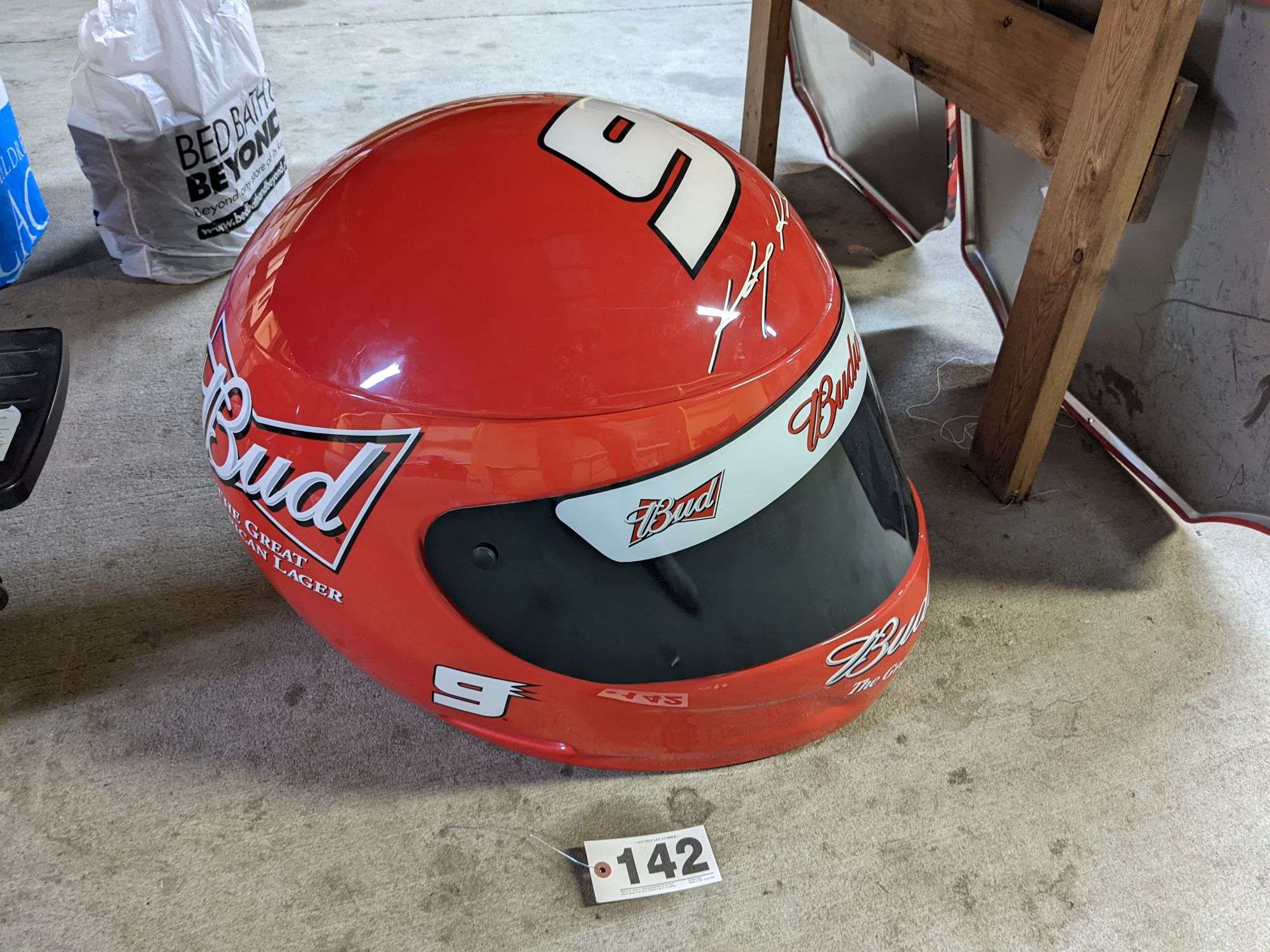 budweiser motorcycle helmet for sale Dale Earnhardt Jr. 2024 Late Model Mini 1:2 Scale  Spoiler Diecast Vintage Protec Budweiser Beer Label