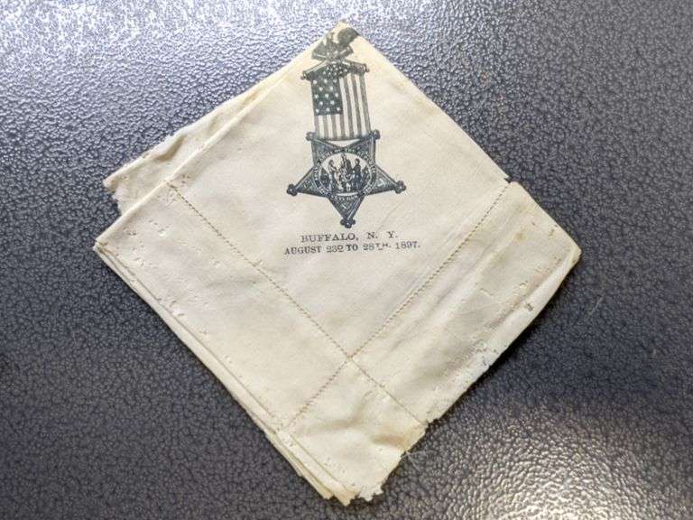 1897 GAR Reunion Handkerchief