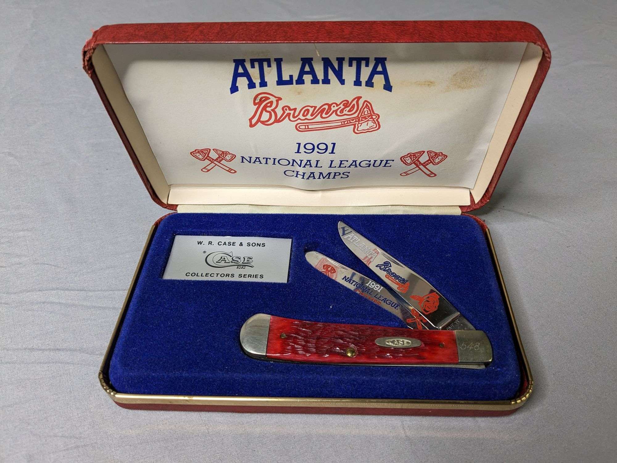 Case 1991 Atlanta Braves NLCS Collector Knife - South Auction