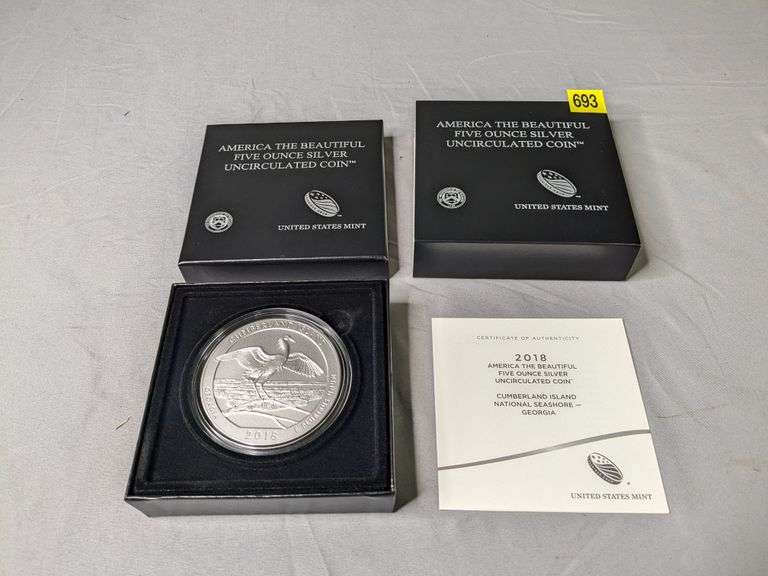 Cumberland Island Georgia 5 Oz Silver 2016 ATB