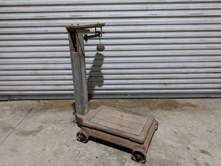 Antique Fairbanks Platform Scale South Auction