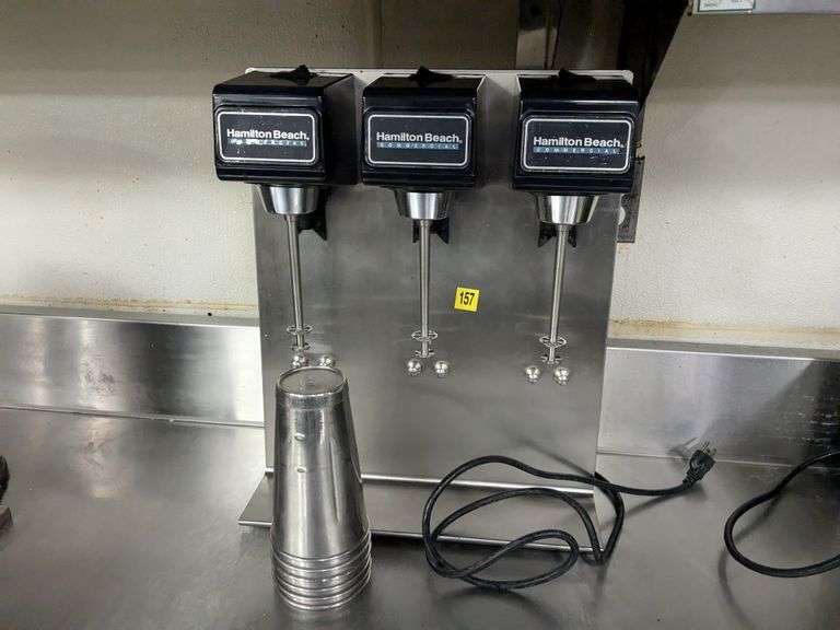 Hamilton Beach 3 stem milkshake mixer