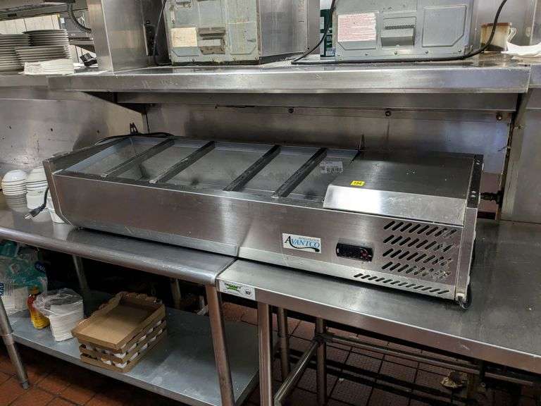 Avantco 360CPT48 Refrigerated Prep Rail