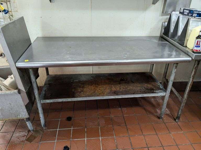stainless prep table. 30x24