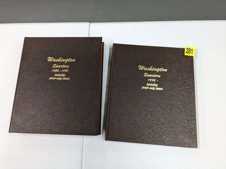 Near Complete Washington Quarter collection in albums