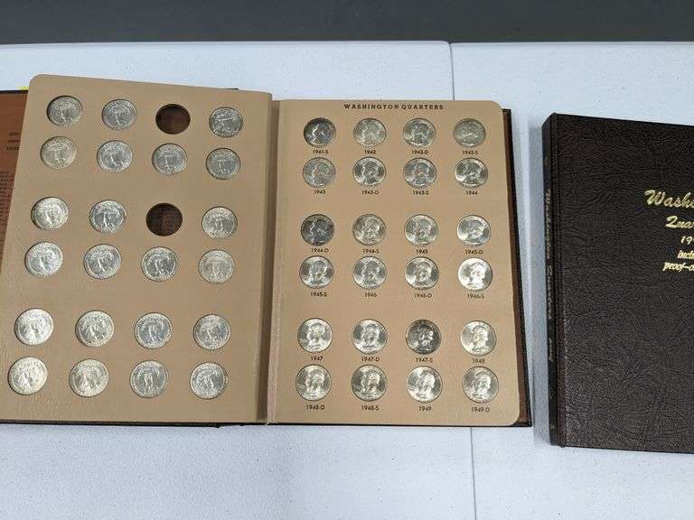 Near Complete Washington Quarter collection in albums