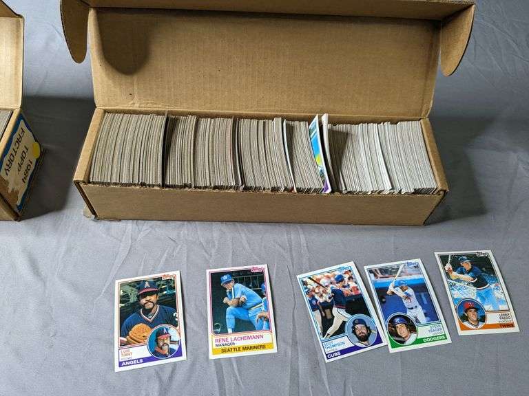 1983 and 84 Topps bulk lot