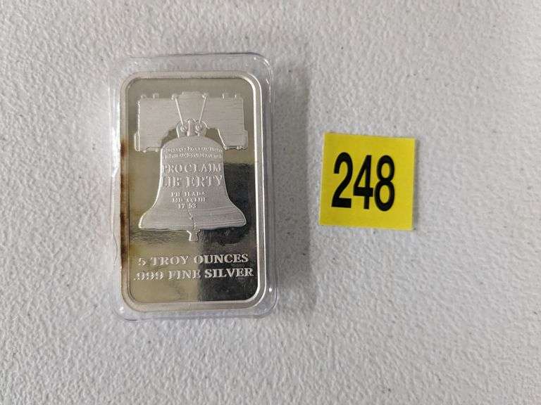 5 Ounce SD Bullion Silver Bar