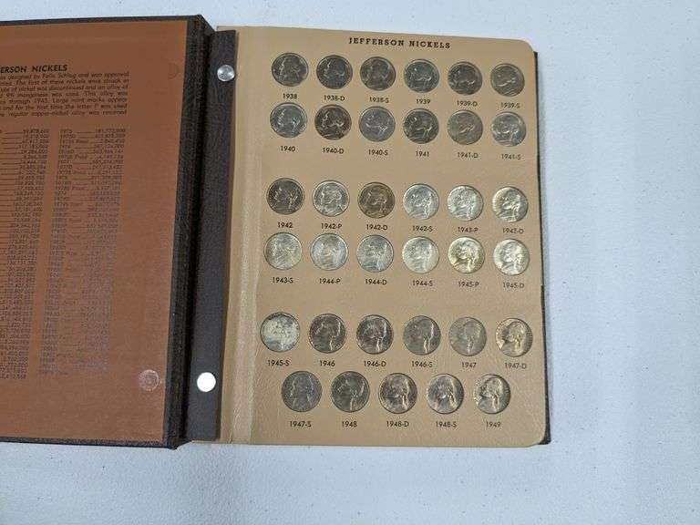 Jefferson Nickel 1938-2011 Complete Set