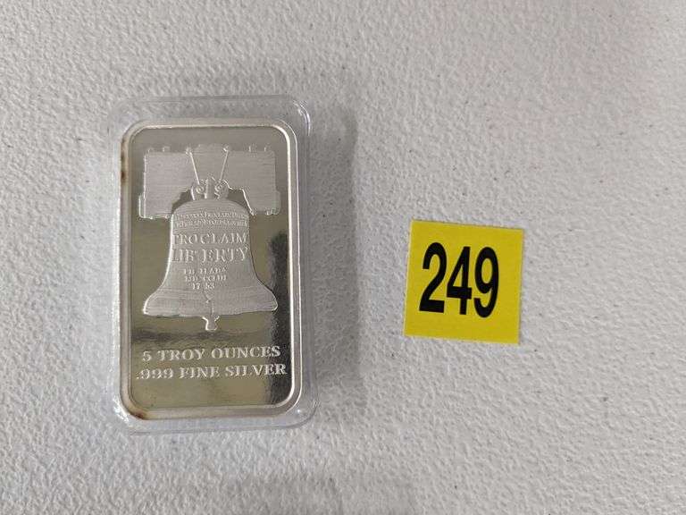 5 Ounce SD Bullion Silver Bar