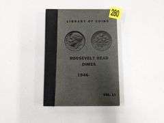 Roosevelt Dime Starter Collection in album