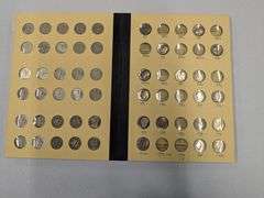 Roosevelt Dime Starter Collection in album