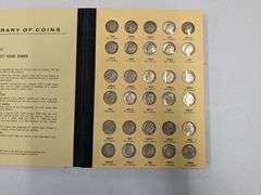 Roosevelt Dime Starter Collection in album