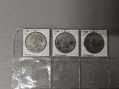 Lot of 23 mixed date Eisenhower Dollars