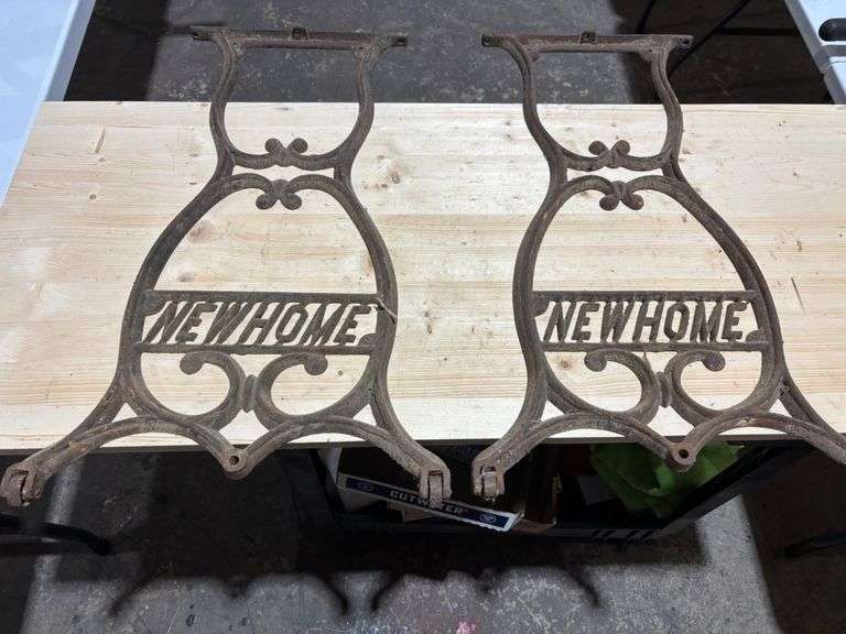 Cast Iron ‘New Home’ Sewing Machine Legs