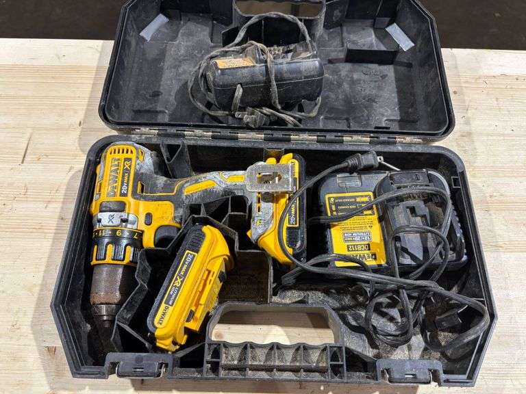 DeWalt DCD950 20VXRP Cordless Drill with Batteries, Charger, and Case