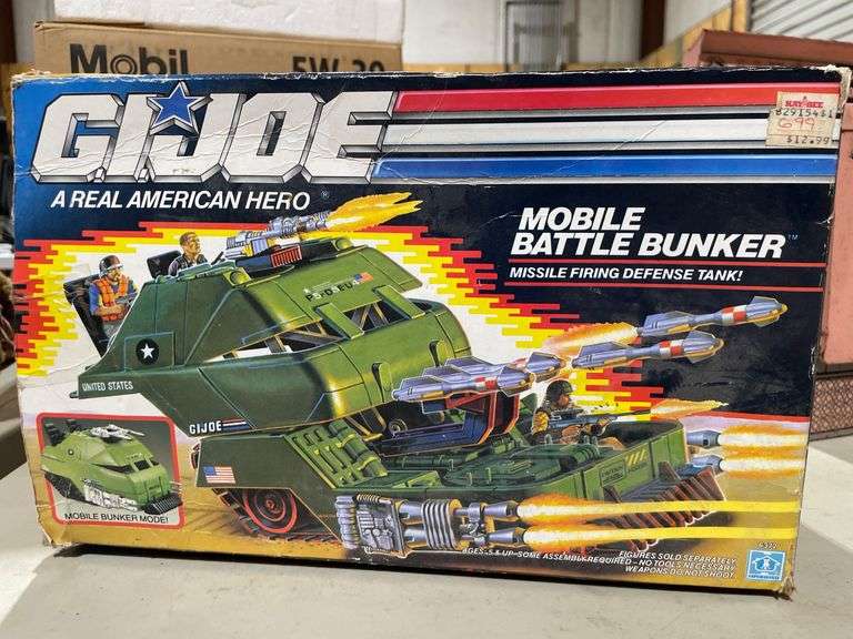 G.I. Joe Mobile Battle Bunker Toy With Original Box