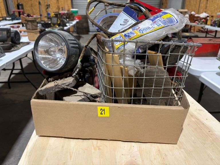 Tools, Hardware, and Supplies and Wire Basket